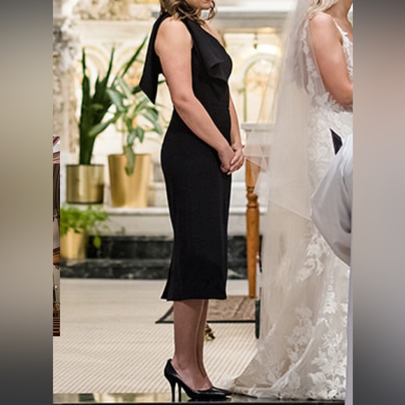 Dress the Population One Shoulder Black Dress - Picture 5 of 5